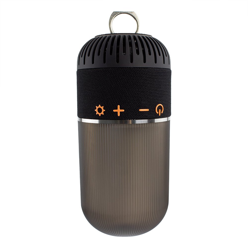 Stylish Mini Portable Indoor/Outdoor Camping Party Speaker with RGB LED Lighting WiFi AUX RJ45 Communication Made of Plastic