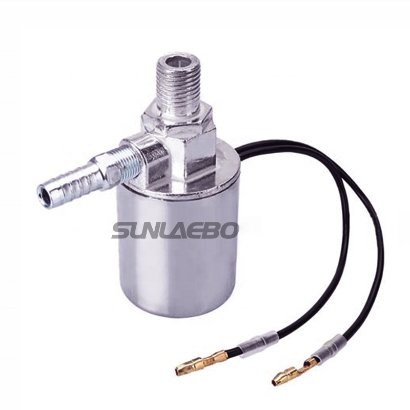 12V and 24V Universal Chrome Electric Solenoid Valve for Truck Train Air Horn