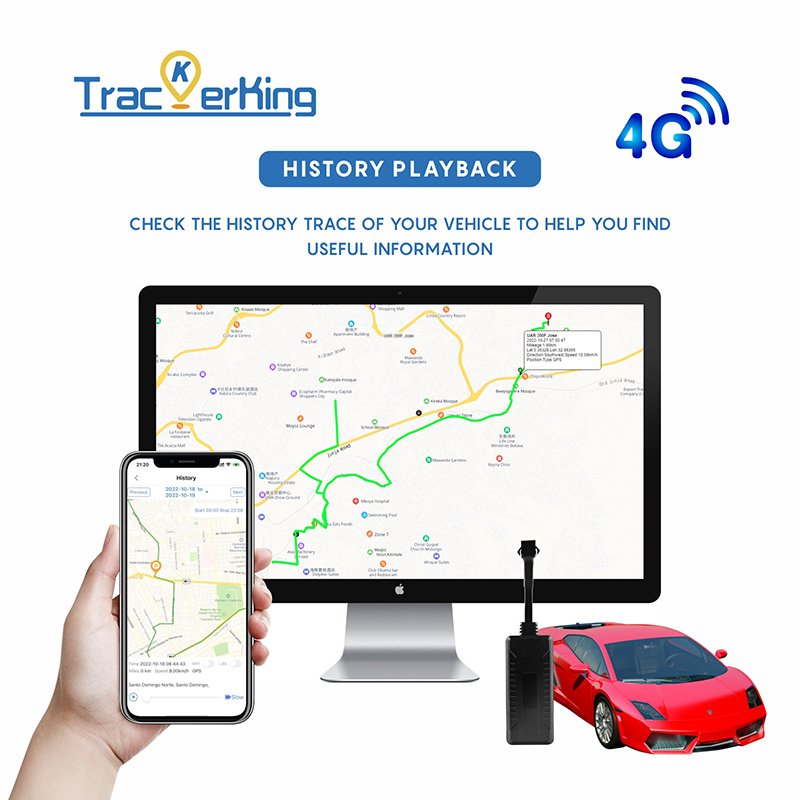 Small 4G Vehicle Mini Car GPS Tracking Device 2G+4G Wholesale Motorcycle Rastreamento Various Abnormal Alarms
