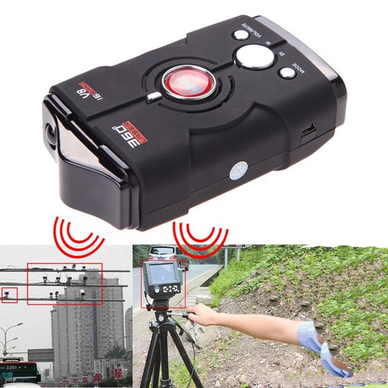 Speed Over Alarm Anit Laser Car Radar Detector Mini Radar Detector 16 Full Bands X K NK Ku Ka Laser English Russian Version