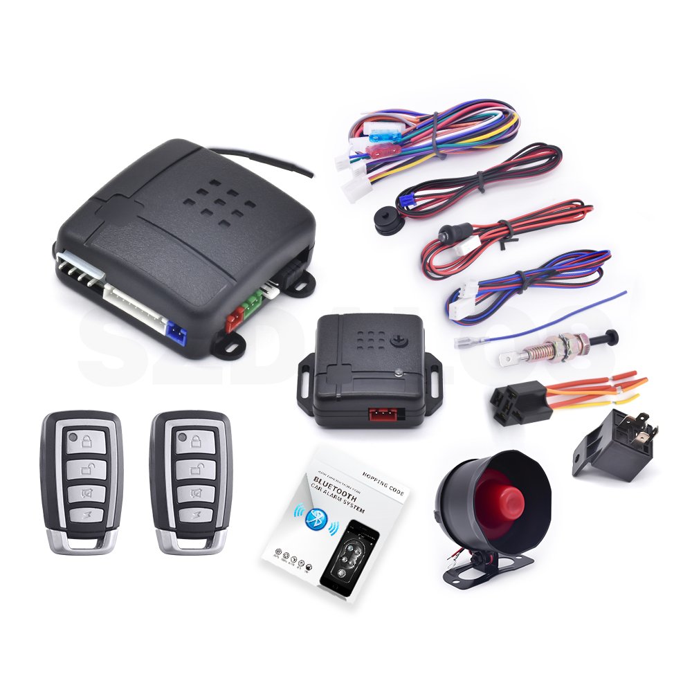 Popular Phone APP BT Remote Control Smart Car Alarm System Anti Theft Alarm for Car