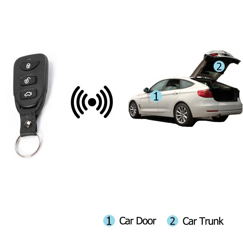 Car Remote Central Door Lock Keyless System Central Locking with Car Alarm Systems Remote Central Kit Trunk Open Key Wireless
