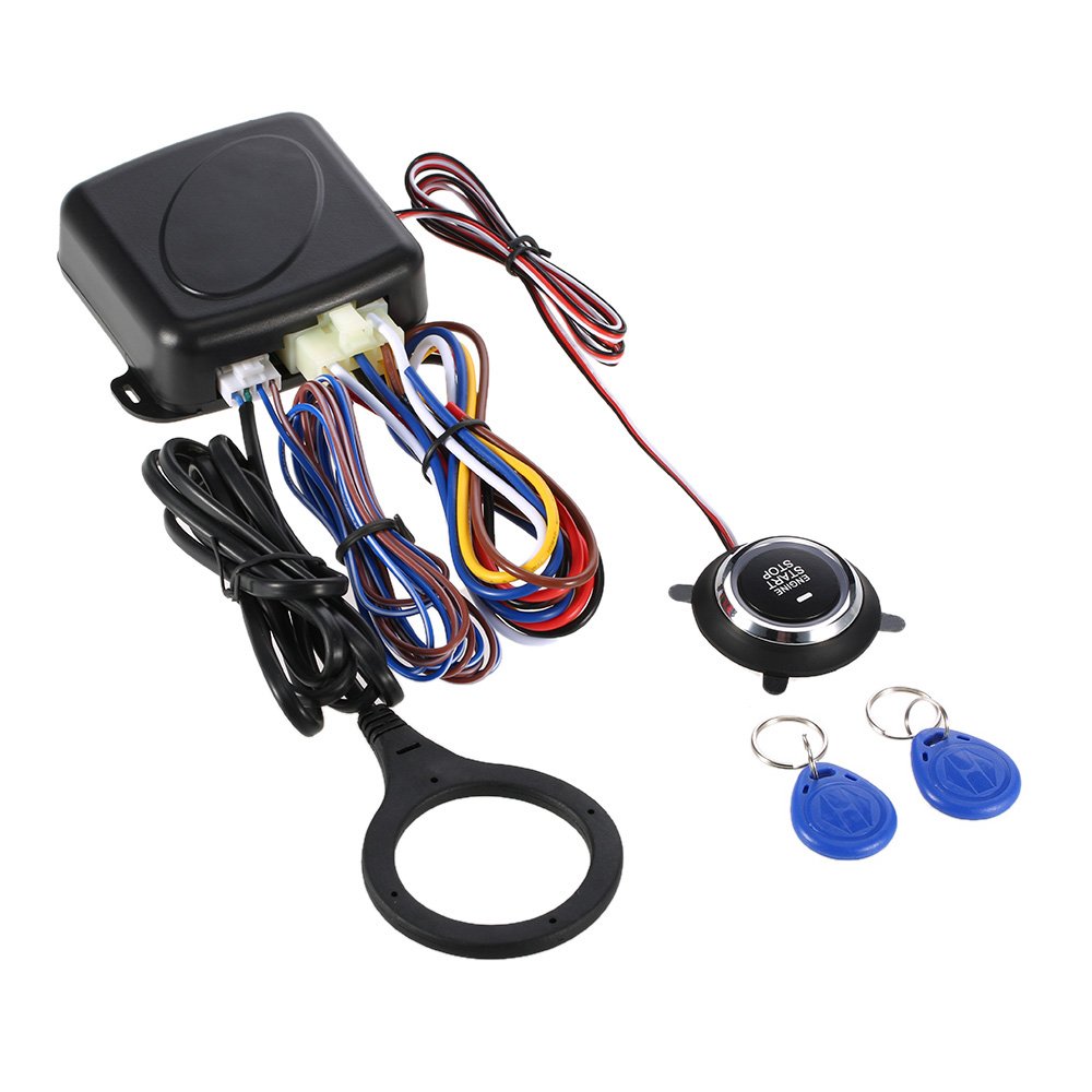 Manufacturer Wholesale RFID Car Alarm System Engine Push Button Start Stop Transponder Card Immobilizer