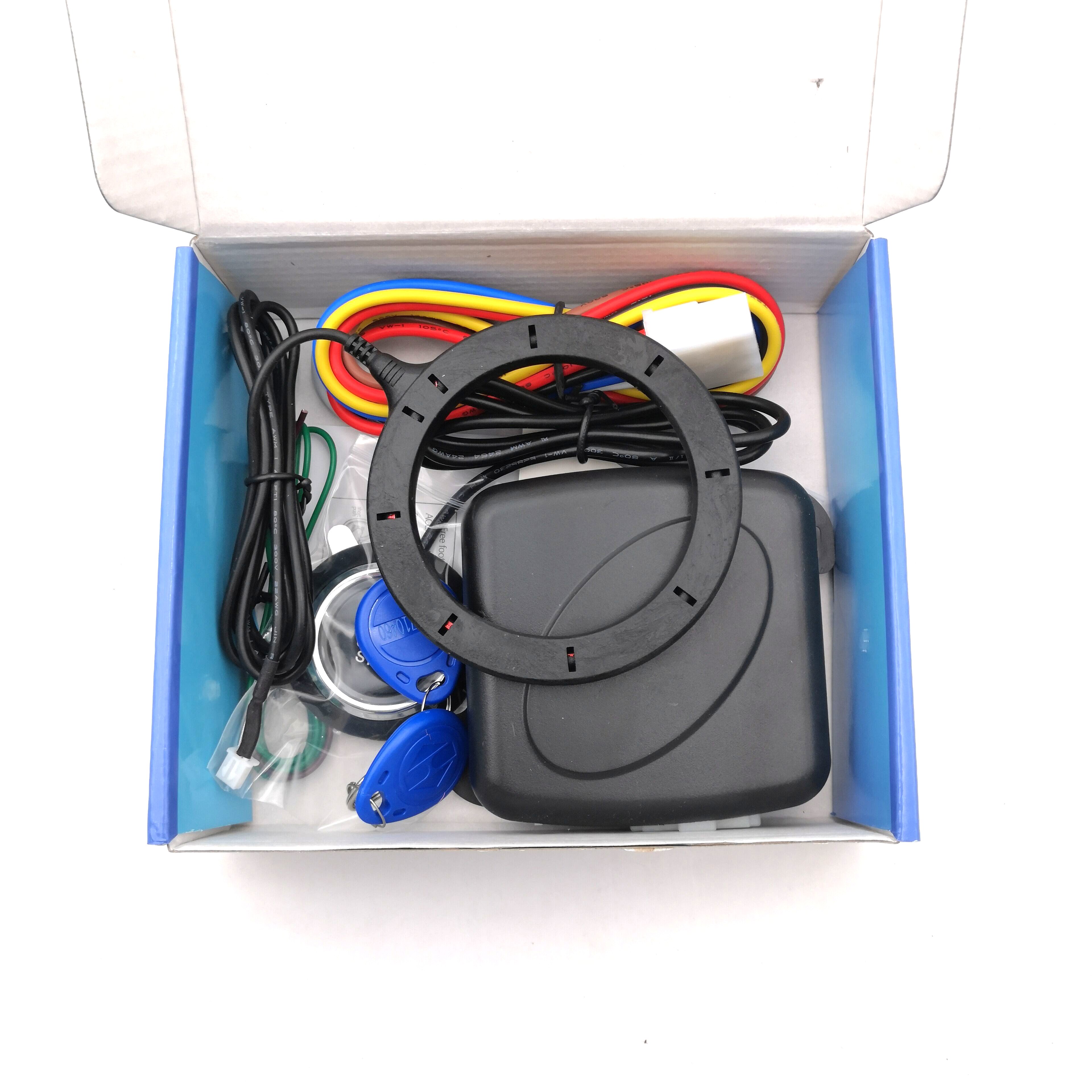 Manufacturer Wholesale RFID Car Alarm System Engine Push Button Start Stop Transponder Card Immobilizer