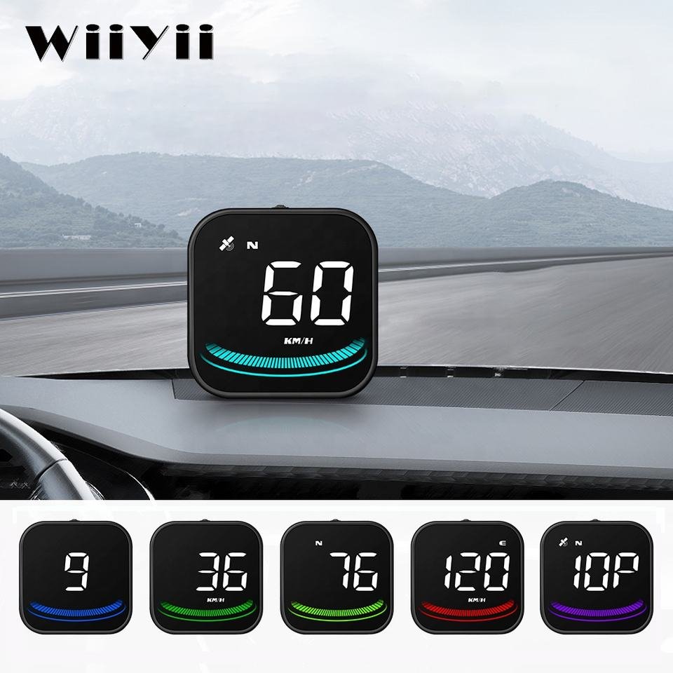 New Generation Hud Head up Display Automotive Car GPS Speedometer Kmh Mph Overspeed Car Alarms