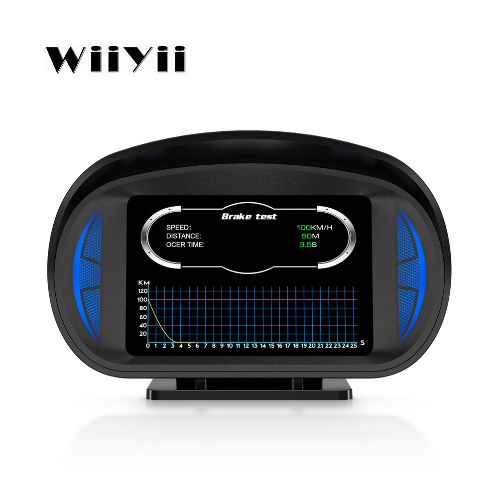 Electronic Dashboard With Fast Response OBD2 & GPS Digital Meter P2 TFT LCD Car HUD