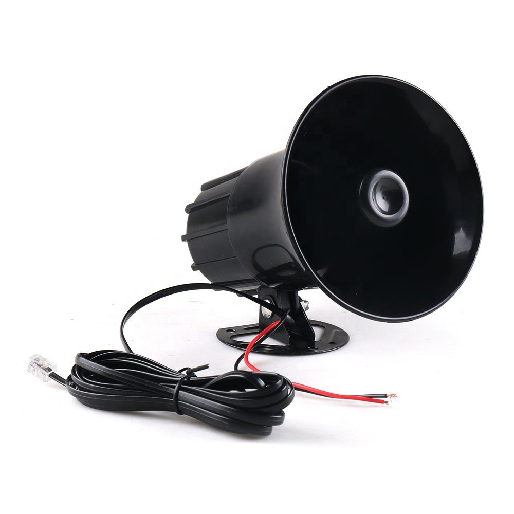 50W 12V Horn Megaphone Loudspeaker Warning Alarm 120dB Siren Air 7 Sound for Car Motorcycle Auto Truck Boat