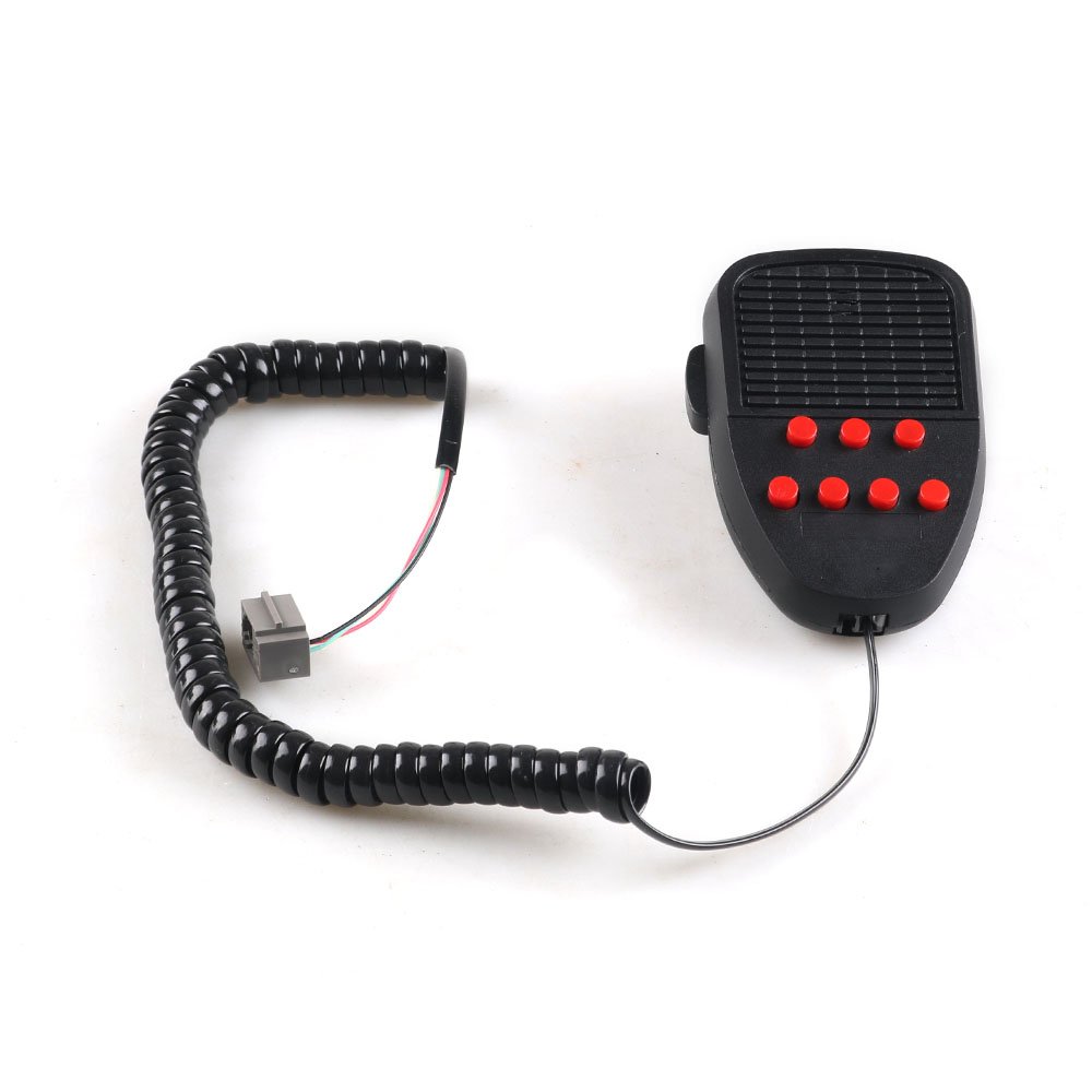 50W 12V Horn Megaphone Loudspeaker Warning Alarm 120dB Siren Air 7 Sound for Car Motorcycle Auto Truck Boat