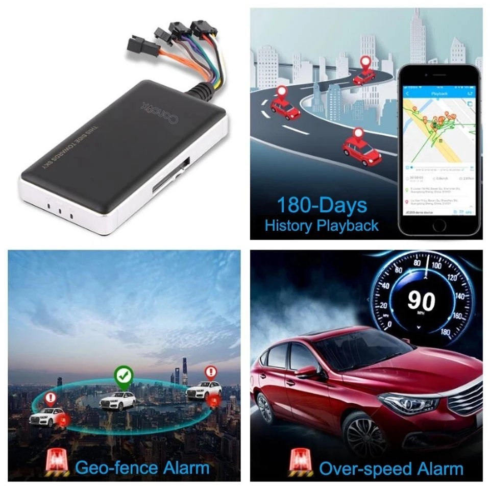 Jimi GT06N Car Tracker With 2G GSM Real Time Tracking Voice Monitoring Multiple Alarms Tracker Remote Cut-off Via Platform APP