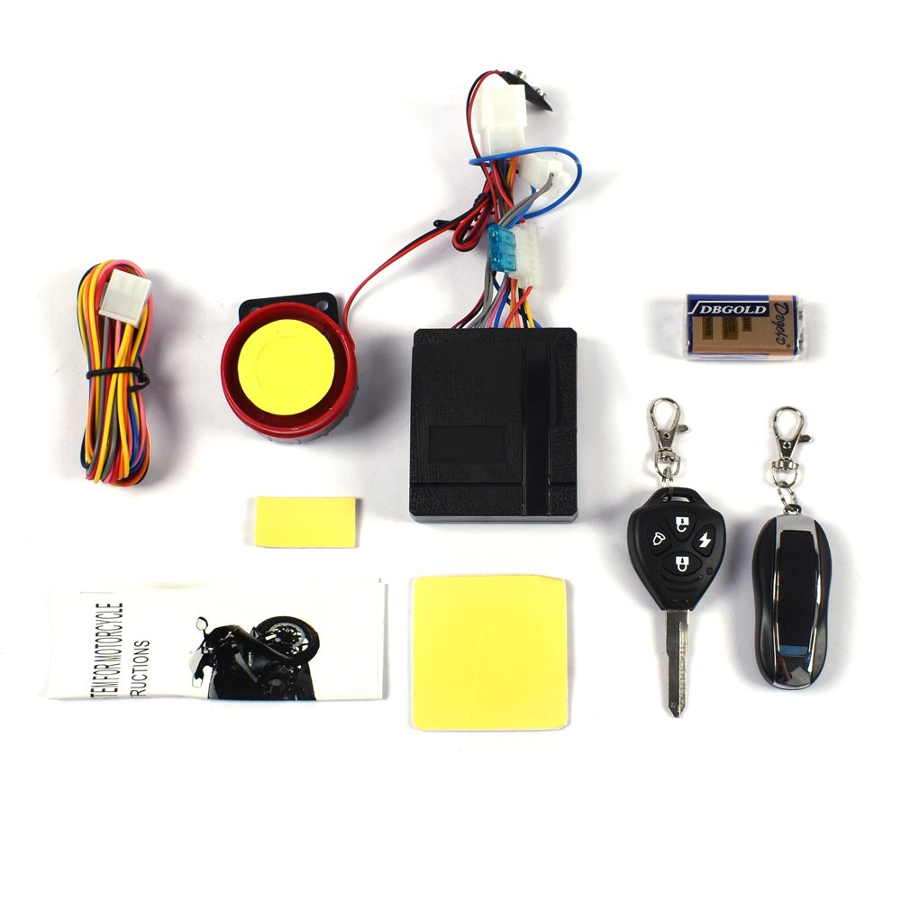 Cut Wise Anti Theft Protection One Click 12V Remote Control Motorcycle Security Alarma Para Moto Car Alarm System