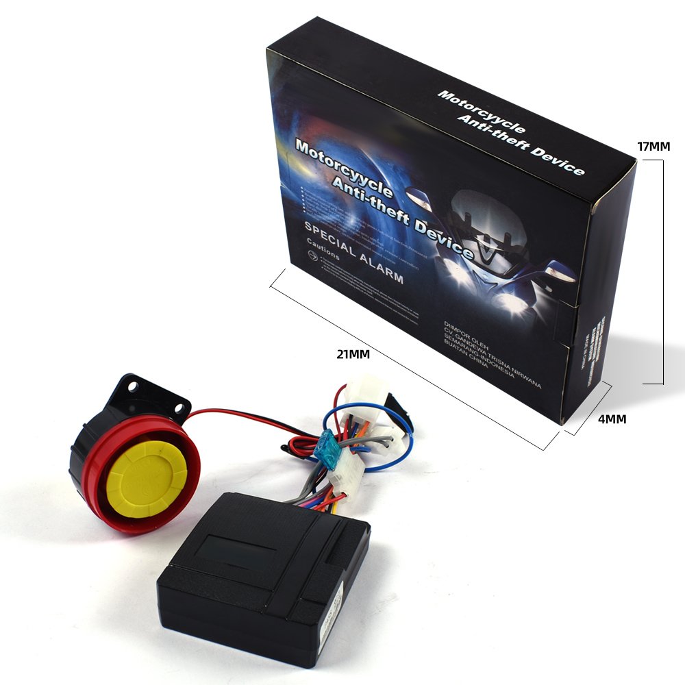 Cut Wise Anti Theft Protection One Click 12V Remote Control Motorcycle Security Alarma Para Moto Car Alarm System
