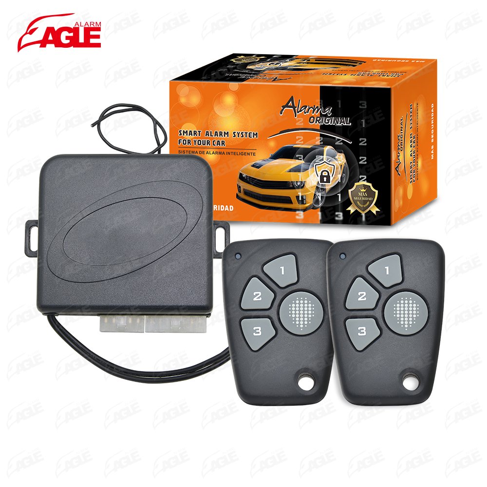 Universal 12V Car Alarm Anti Theft Remote Control Alarma Para Auto Control Alarma Chevrolet