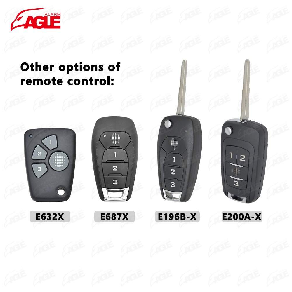 Universal 12V Car Alarm Anti Theft Remote Control Alarma Para Auto Control Alarma Chevrolet
