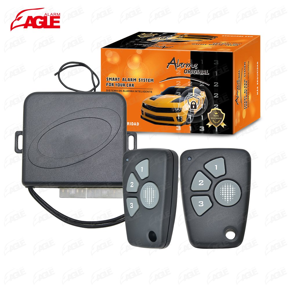 Universal 12V Car Alarm Anti Theft Remote Control Alarma Para Auto Control Alarma Chevrolet