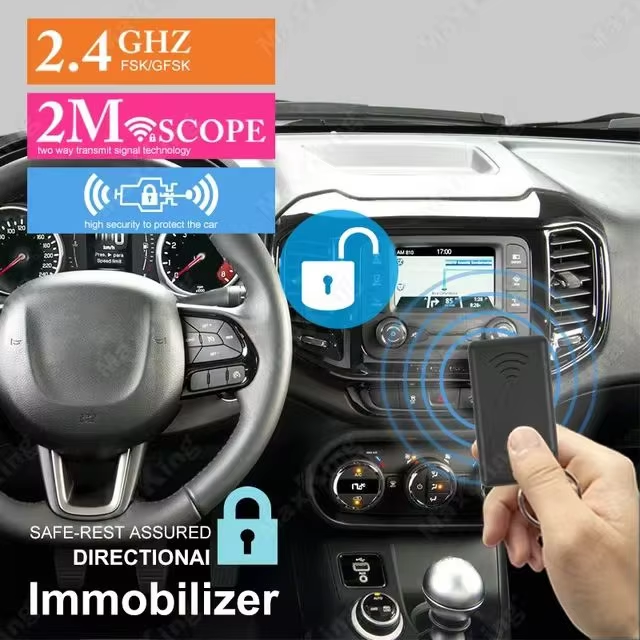 Factory Wholesale 12V Universal Car Auto Accessories 12V General Car RFID Immobilizer Vehicle Immobilizer Car Alarm Kit