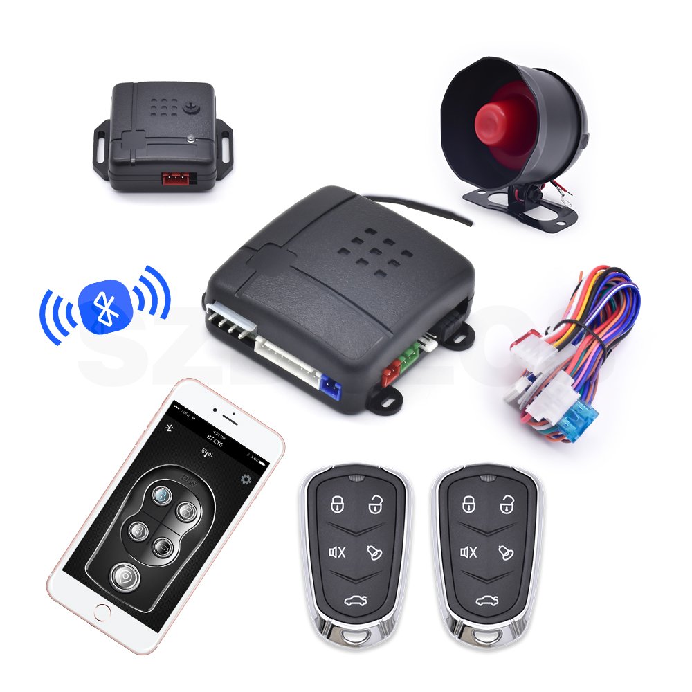 Alarma De Carro Hot in South American Market Smart Car Alarm System With Phone APP BT Car Alarm