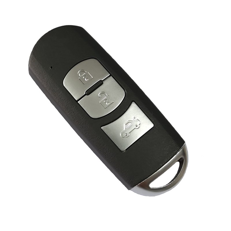 PKE Keyless Entry System Push Button Engine Start Stop Remote Starter PKE Car Alarm with Remote for Mazda