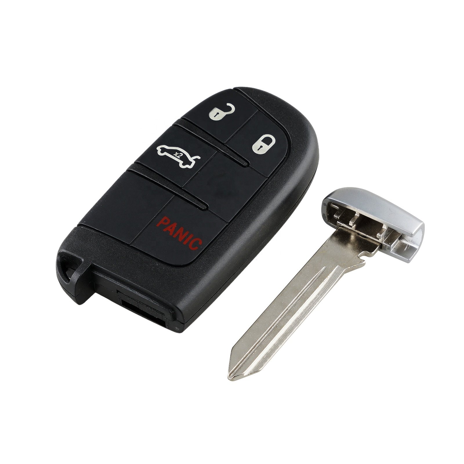 Wholesale OEM 4 Buttons Car Key Fob Remote for 2018 2019 2020 2021 Dodge Dart Chrysler 300 Fiat 500X M3N40821302 433MHz Chip: 46