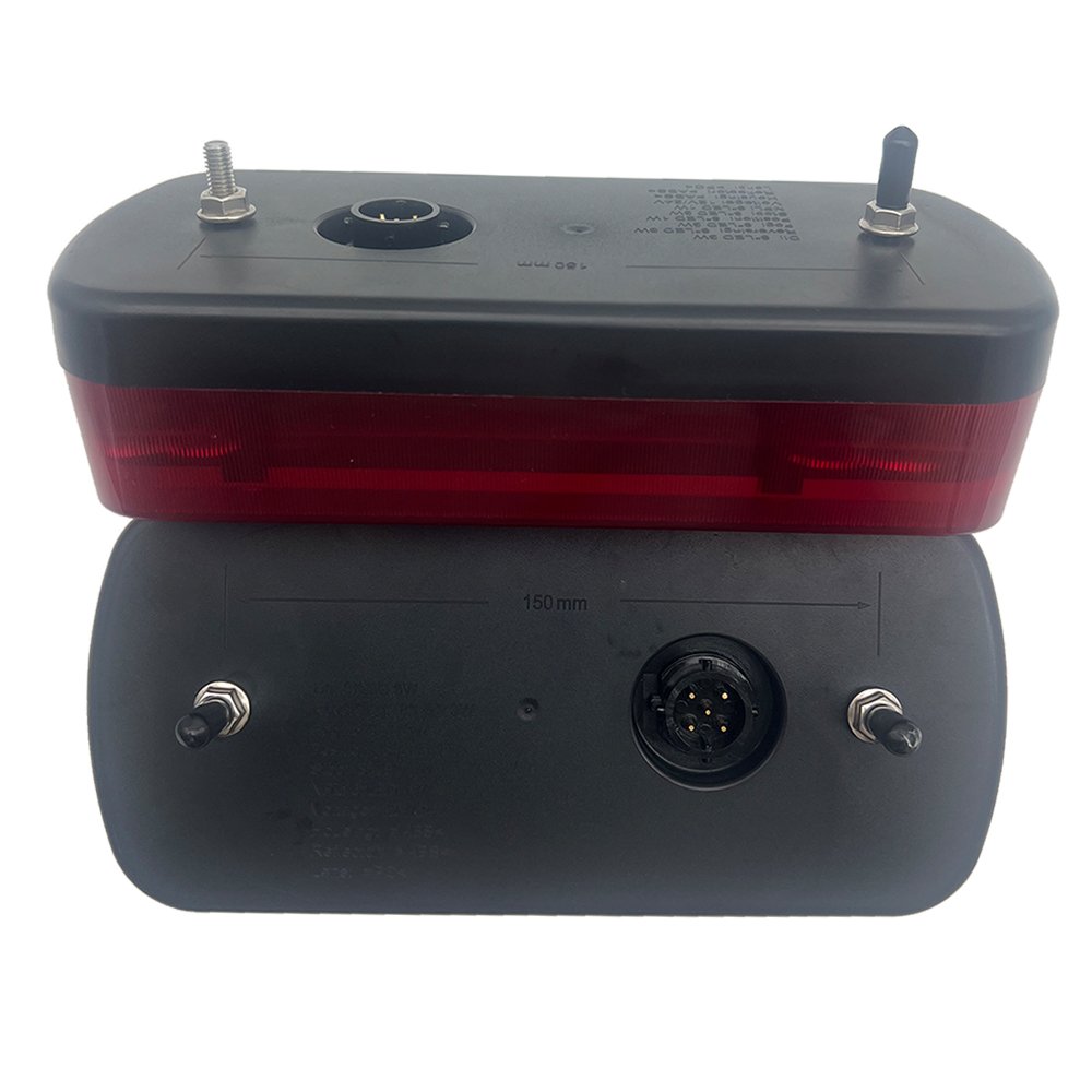 Led Rear Tail Light Kit ECE E-mark Approval Tail Light with Reflector 13pin EU Plug Wires Harness Waterproof for Trailer Towing