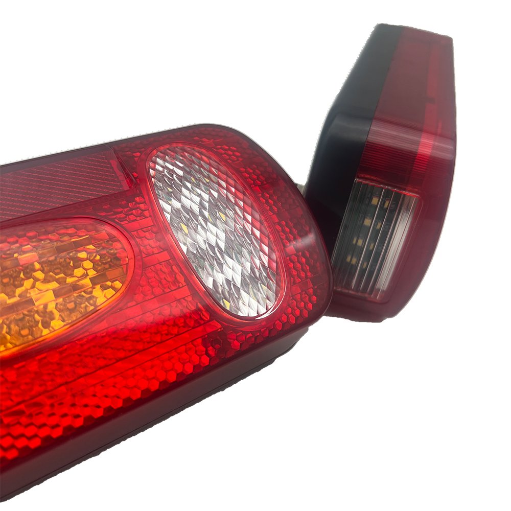 Led Rear Tail Light Kit ECE E-mark Approval Tail Light with Reflector 13pin EU Plug Wires Harness Waterproof for Trailer Towing