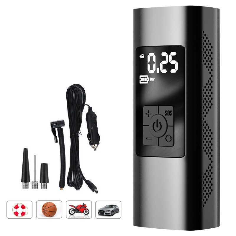 Multifunctional Car Digital Display Portable Tire Pump Vehicle Tool Automatic 12v Electric Air Compressor Pump Tire Inflators