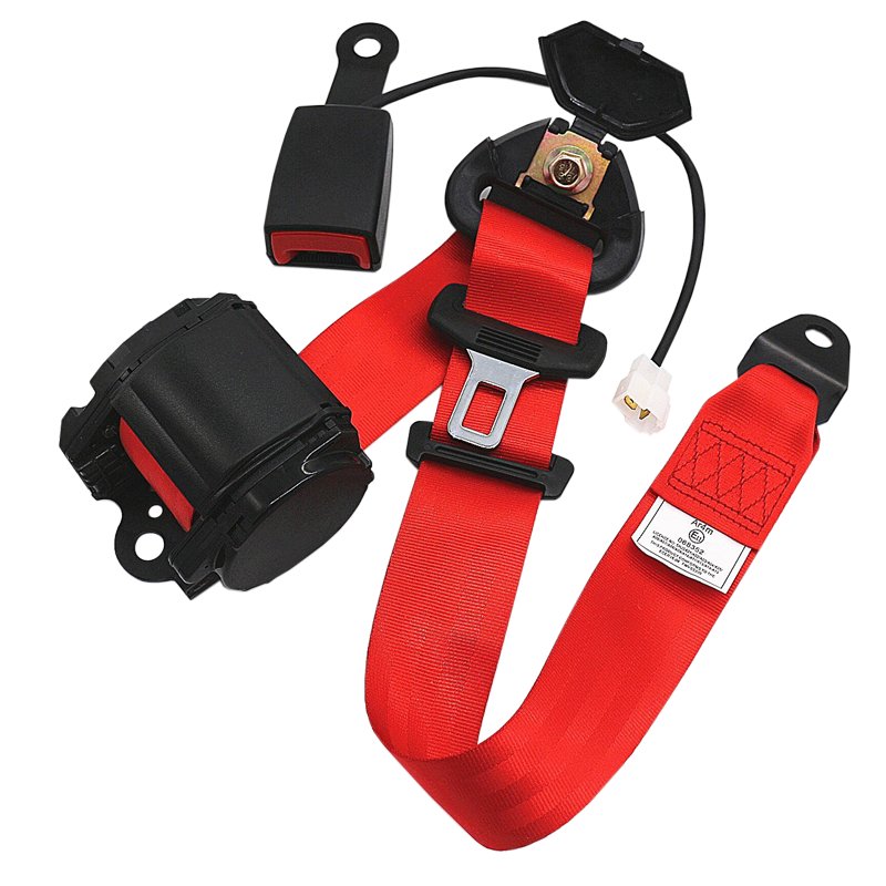 Blue Strap Seat Belt Alarm System ELR 3 Point Car Seatbelt Auto Seat Belt Sensor