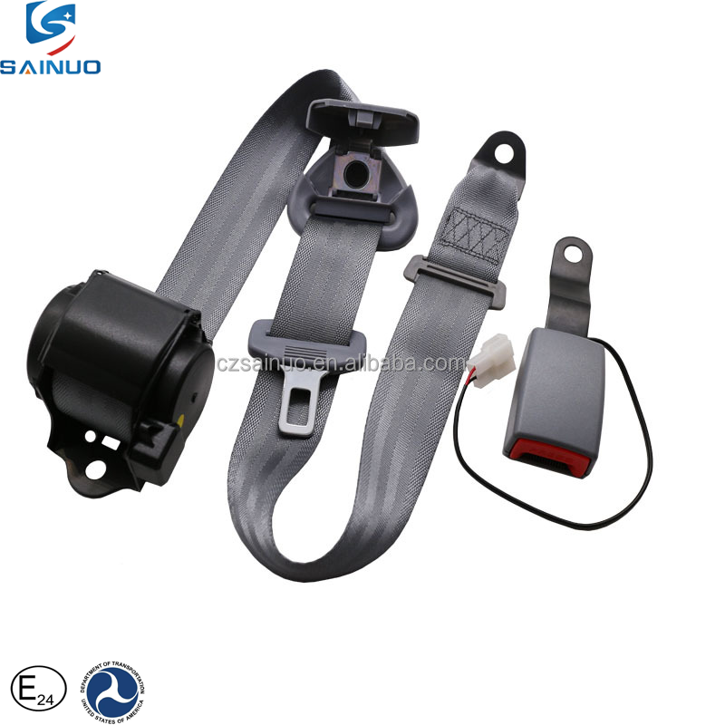 Blue Strap Seat Belt Alarm System ELR 3 Point Car Seatbelt Auto Seat Belt Sensor