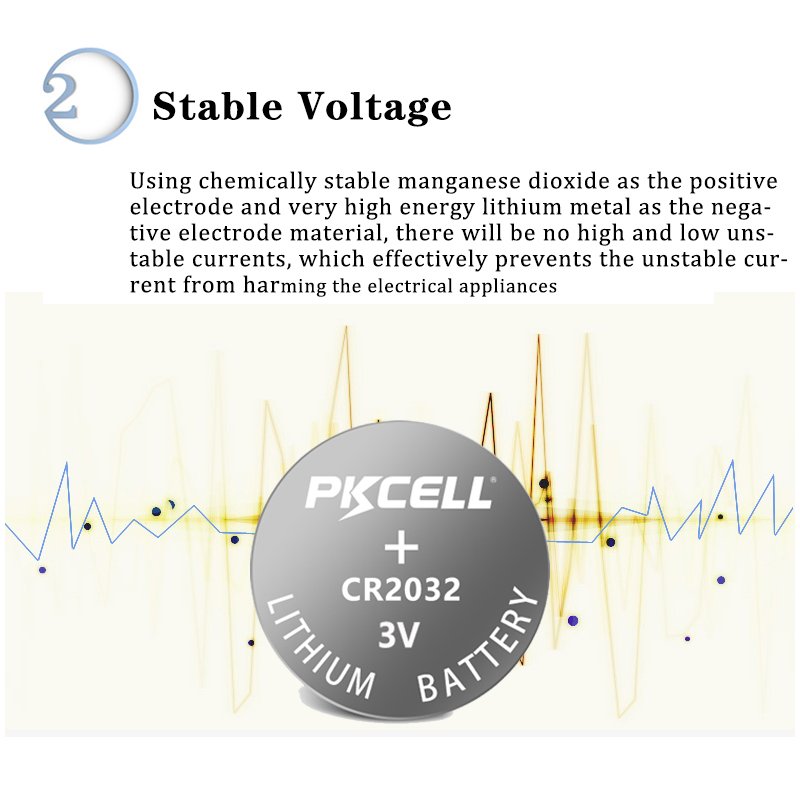 Pkcell Cr1616 Cr1225 Cr2450 Coin Cell Cases Battery 3v Cr2032 Lithium Battery With Solder Tabs