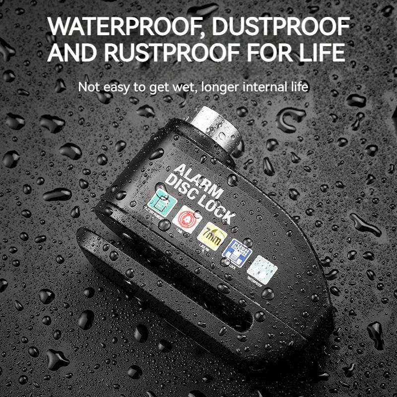 Secure Bicycle Disc Brake Lock Advanced Anti Theft Protection Smart Alarm Bike Disc Brake Lock Defending Your Ride