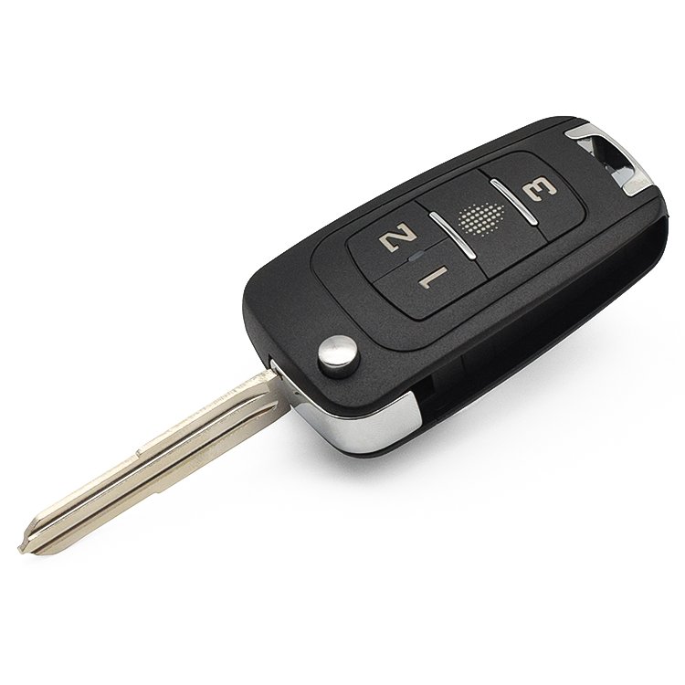 Chevistar Flip Car Key Fix Code 433Mhz 4 Buttons Remote Control for C-hevrolet Car Alarms with logo