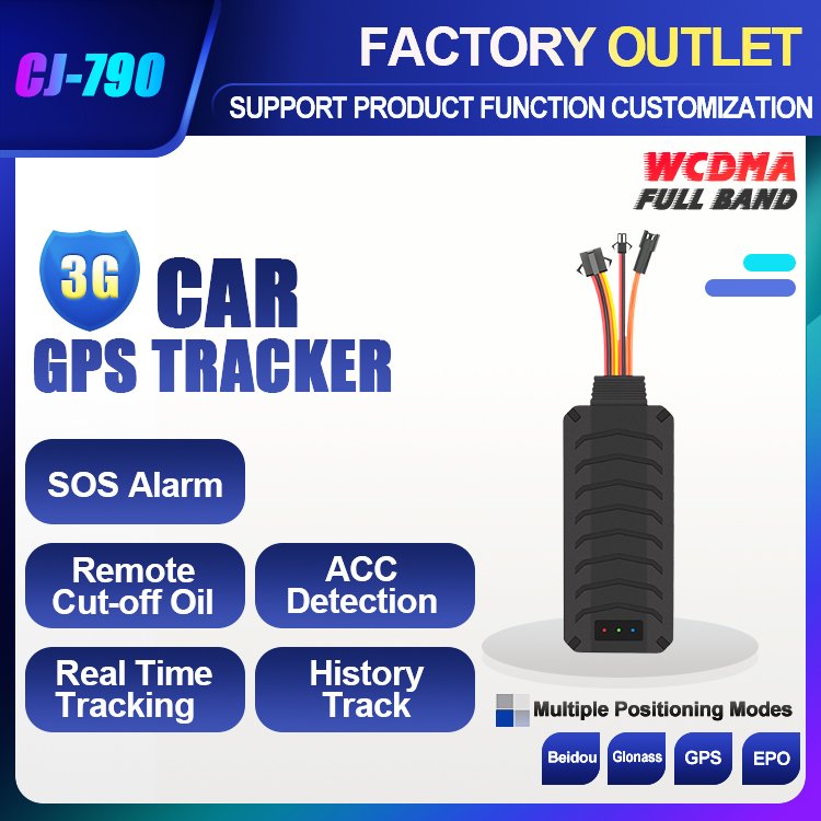 CJ790 3G EC25 Chip Microphone Remote Listening Cut off Oil Car Auto ACC Detection SOS Emergency Alarm Panic GSP Locator tracker