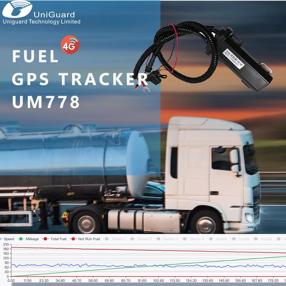 UniGuard GPS UM778 for Truck tank Real Time Fuel Liters Monitoring GPS Tracking Device