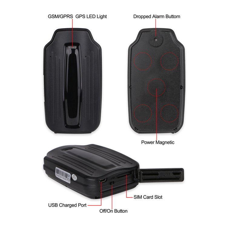 4G GPS Tracker Car LK209 Magnets Vehicle Tracker Long Standby GPS Locator Waterproof Shock Drop Alarm Lifetime Free