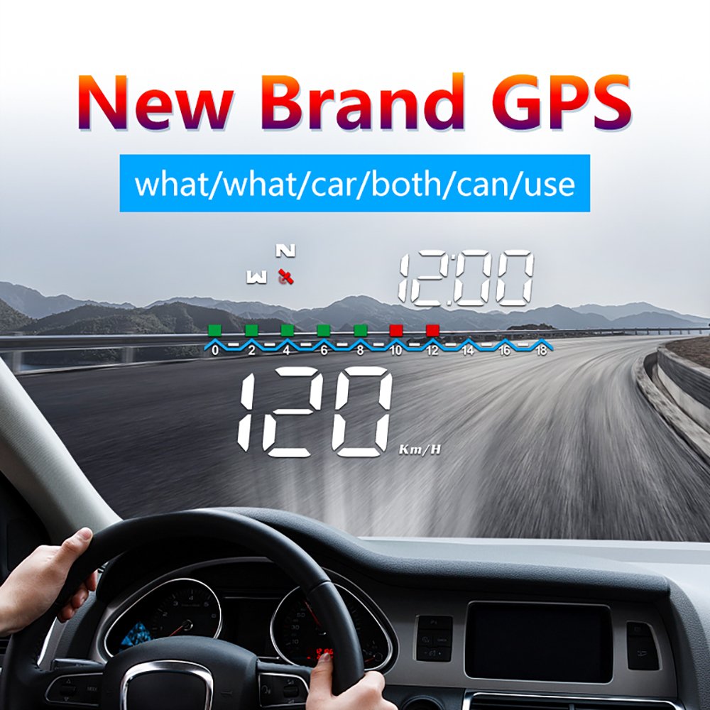 Car Head up Display M19 OEM Gps Digital Turbo boost Oil Pressure Temperature Gauge for Car Multifunction Auto Meter