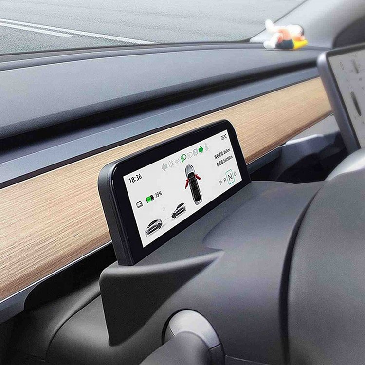 Creease 4.6 Inch High Definition Hud Head up Turn Signal Display Ultra Mini Screen Display for Tesla Model 3 Model Y