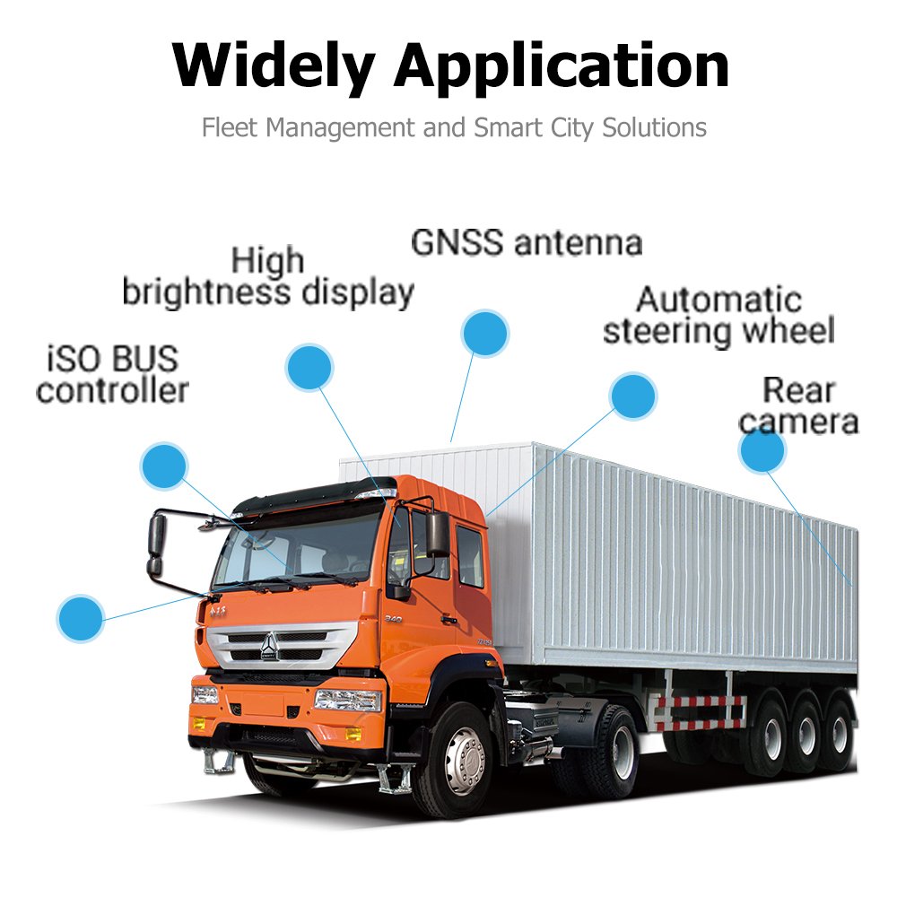 IOKONE 10 Inches Intelligent AI Android System Driving Assistant ADA State Monitoring DMS Camera Fatigue Detection Alarm Car DVR