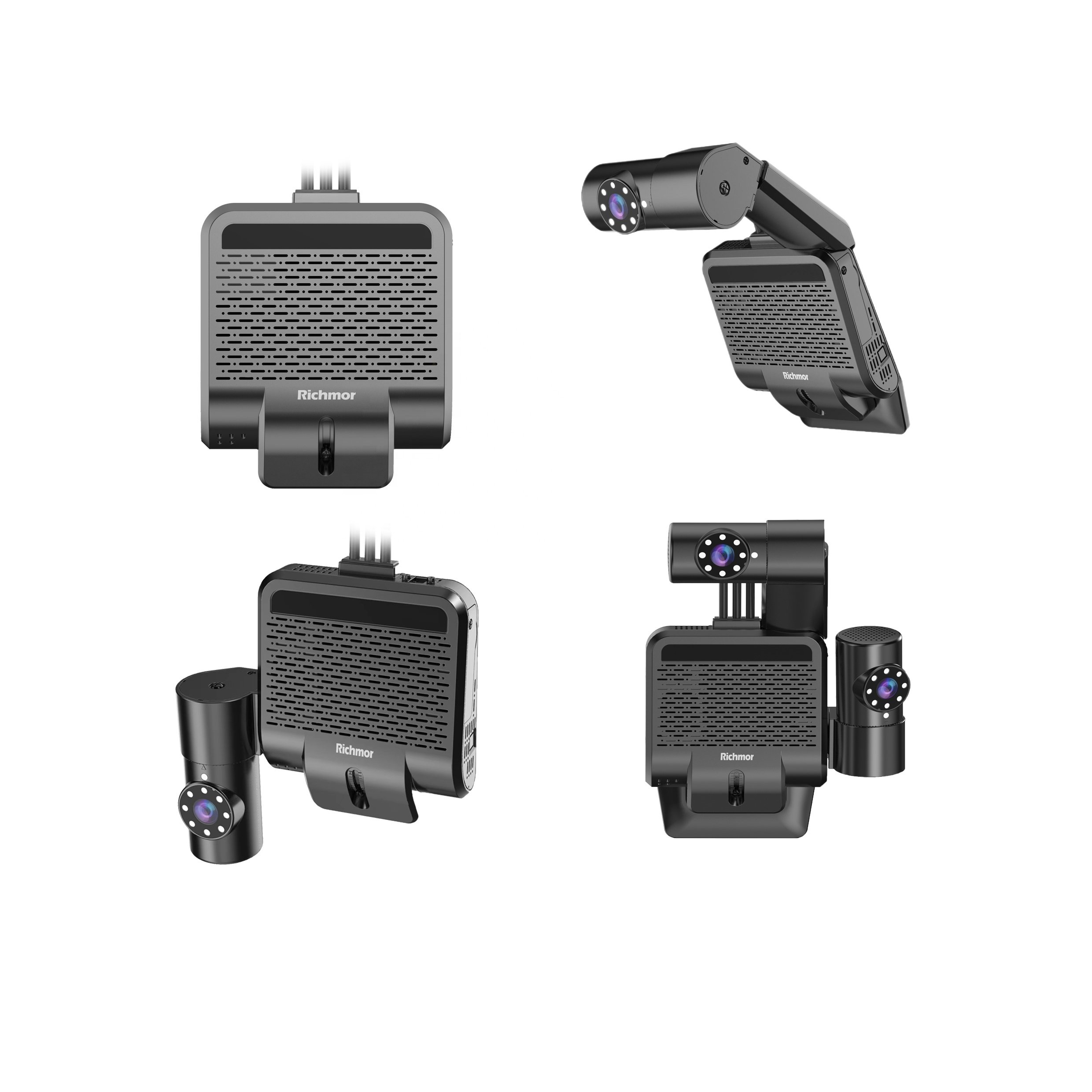 H.265 4G GPS WIFI Speaker MIC Transformer AI Dashcam Nine Shapes ADAS and DSM Optional