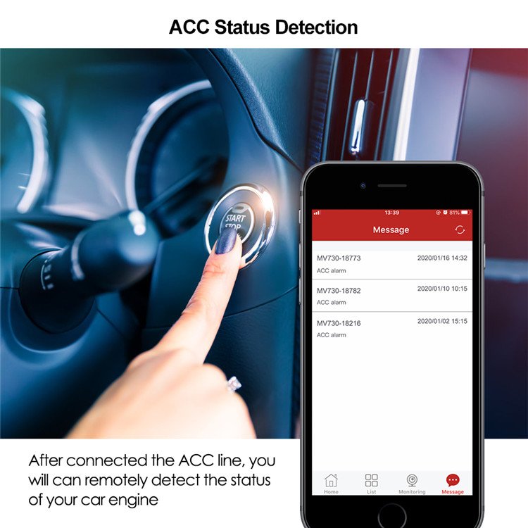 Hot Selling Fleet Management Anti Theft Hidden Motorcycle GPS Tracking Device MiCODUS MV730 Relay Car Tracker With SIM Card