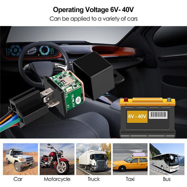 Hot Selling Fleet Management Anti Theft Hidden Motorcycle GPS Tracking Device MiCODUS MV730 Relay Car Tracker With SIM Card