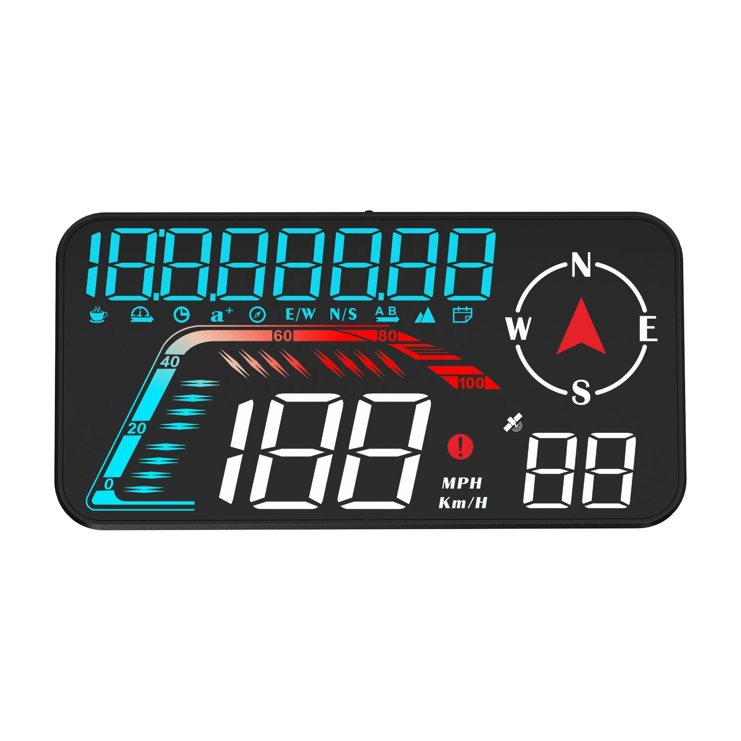HUD 5.5 Large Universal Car G12 HUD Multi Functions Speed Meter Auto Electronics Gps Hud Head up Displays