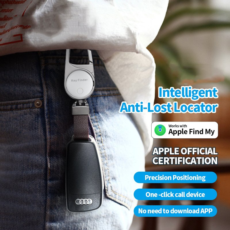 2024 Find My App Smart GPS Key Chain Waterproof Wireless Air Tag Tracker Bag Luggage Car Alarm Function Auto Electronics Product