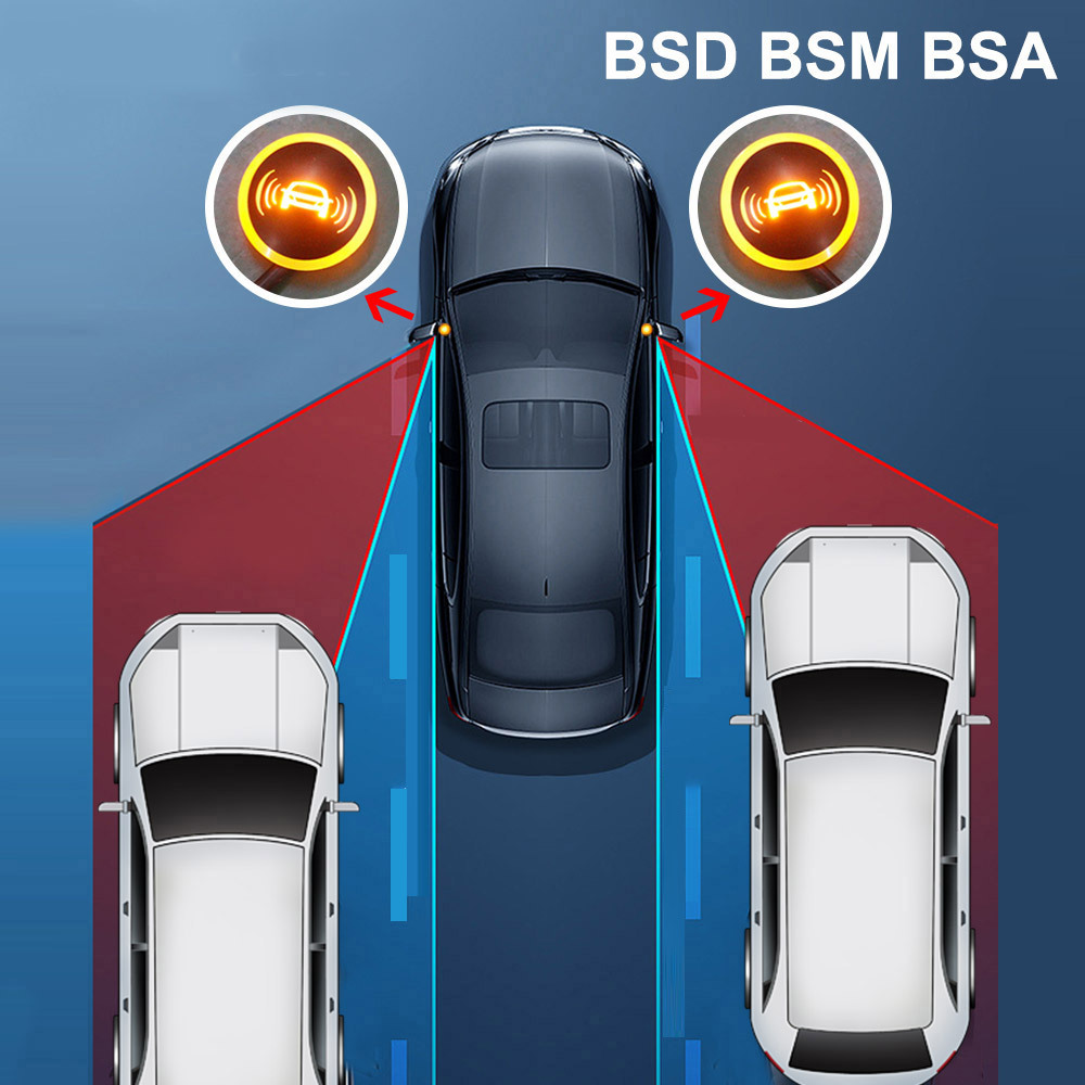 Truck BSD Universal lane Change Assistance System Car Microwave radar Vehicle Waterproof Reversing Aid Parking Sensor