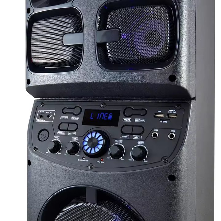HS-TD0655 (2MIC+MP3+USB+FM) Bosinas Amplificada Sound Equipment/amplifiers Big Speakers Outdoor Dj Party Karaoke Speakers