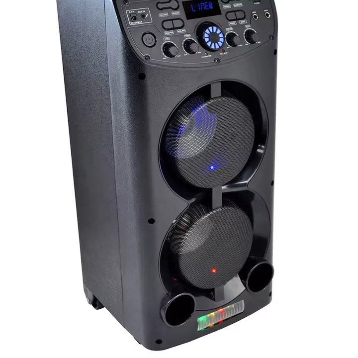 HS-TD0655 (2MIC+MP3+USB+FM) Bosinas Amplificada Sound Equipment/amplifiers Big Speakers Outdoor Dj Party Karaoke Speakers