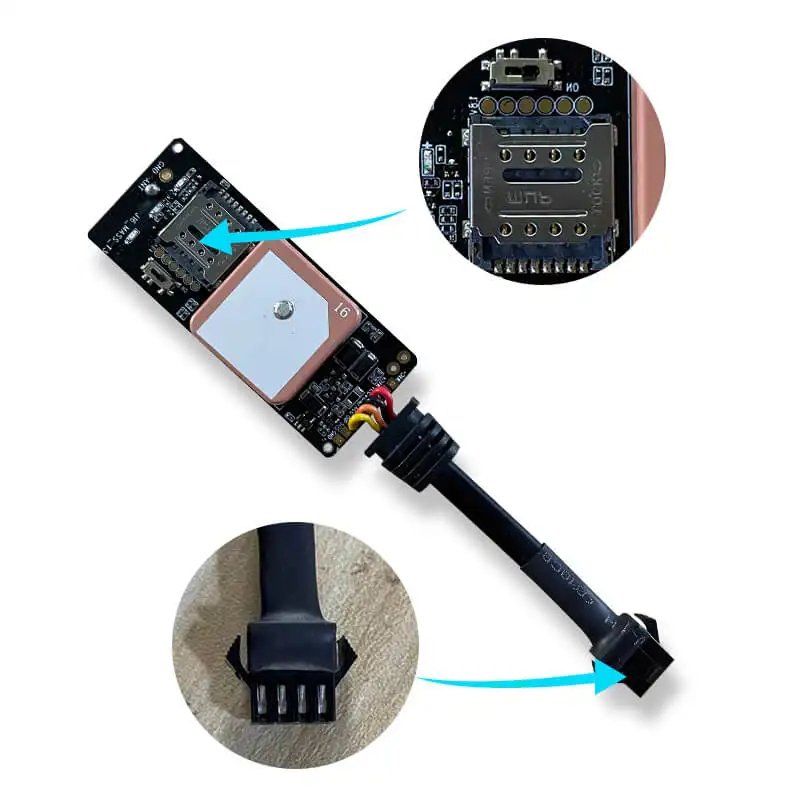 Tracking Remote Oil Power Stop Engine Car Alarm Car for Online Motorcycle Car Anti Theft Gps Device