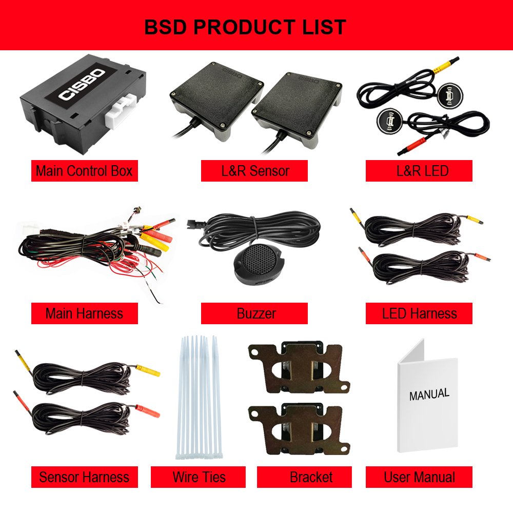 Blind Spot 77ghz Bsd Car radar Detector for lane Change Safety Driving