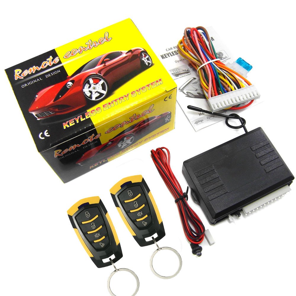Keyless Entry Car Digital Accessories E-Commerce Supply Anti-Theft Center Console Lock Car Alarm System Security
