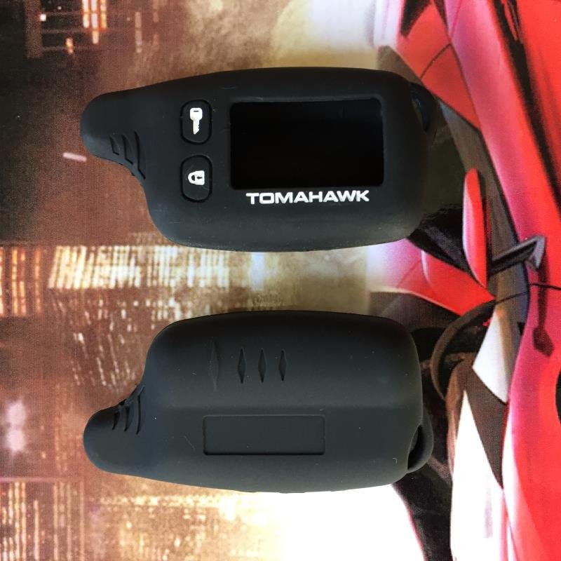 Car Alarm Remote Control Silicone Car Key Cover for T9010