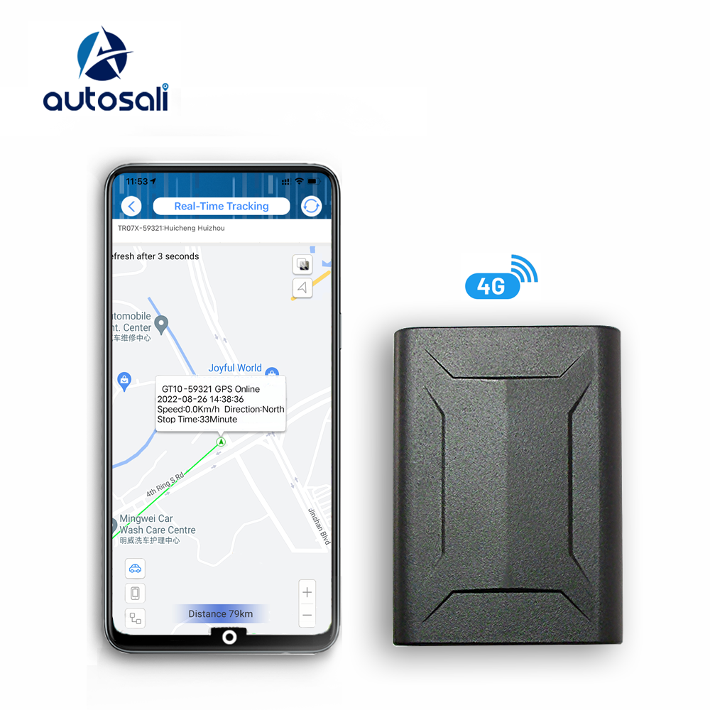 Anti-theft Light Sensor Alarm Portable Wireless Car Tracking Devices 4G GPS Tracker Vehicle with Free APP GT04