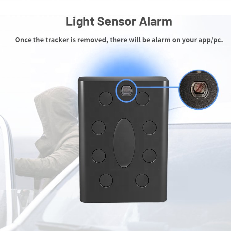 Anti-theft Light Sensor Alarm Portable Wireless Car Tracking Devices 4G GPS Tracker Vehicle with Free APP GT04
